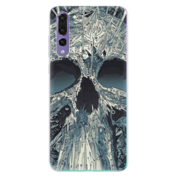 Odolné silikonové pouzdro iSaprio - Abstract Skull - Huawei P20 Pro