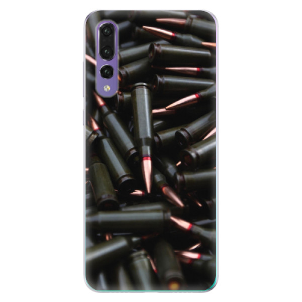 Odolné silikonové pouzdro iSaprio - Black Bullet - Huawei P20 Pro