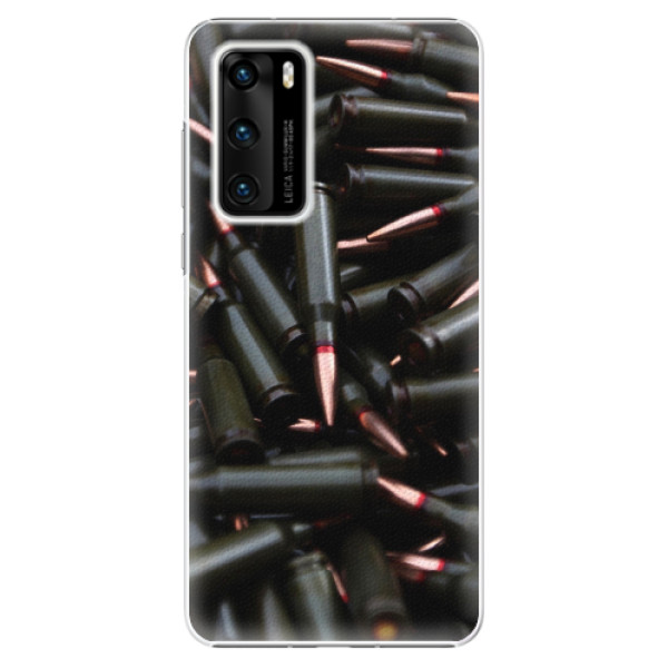 Plastové pouzdro iSaprio - Black Bullet - Huawei P40