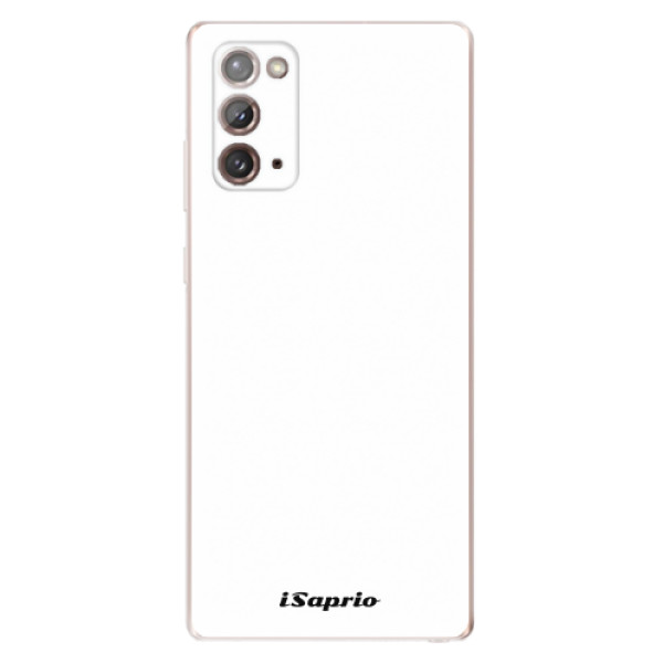 Odolné silikonové pouzdro iSaprio - 4Pure - bílý - Samsung Galaxy Note 20