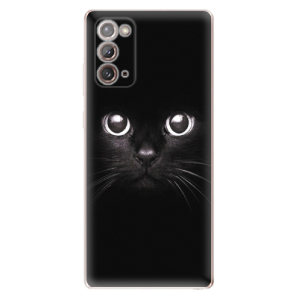Odolné silikonové pouzdro iSaprio - Black Cat - Samsung Galaxy Note 20