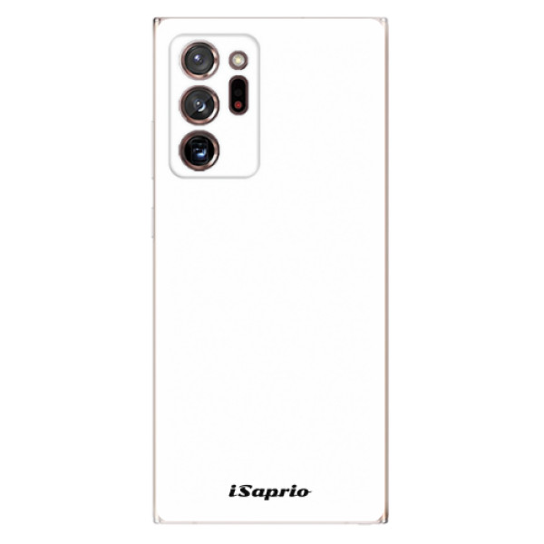 Odolné silikonové pouzdro iSaprio - 4Pure - bílý - Samsung Galaxy Note 20 Ultra