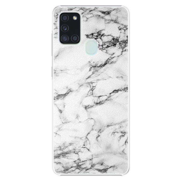 Plastové pouzdro iSaprio - White Marble 01 - Samsung Galaxy A21s