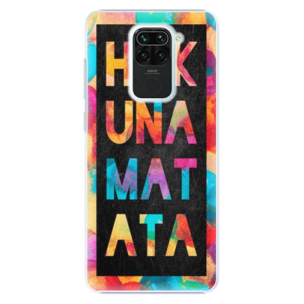 Plastové pouzdro iSaprio - Hakuna Matata 01 - Xiaomi Redmi Note 9