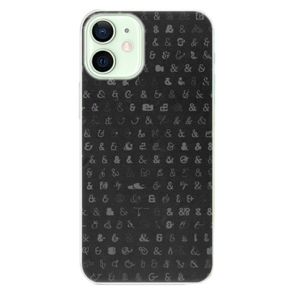Plastové pouzdro iSaprio - Ampersand 01 - iPhone 12 mini