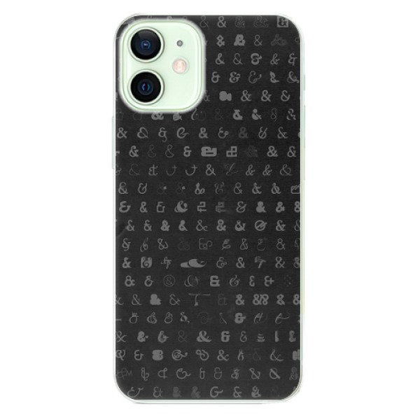 Odolné silikonové pouzdro iSaprio - Ampersand 01 - iPhone 12 mini
