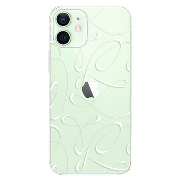 Odolné silikonové pouzdro iSaprio - Fancy - white - iPhone 12 mini