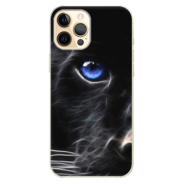 Odolné silikonové pouzdro iSaprio - Black Puma - iPhone 12 Pro