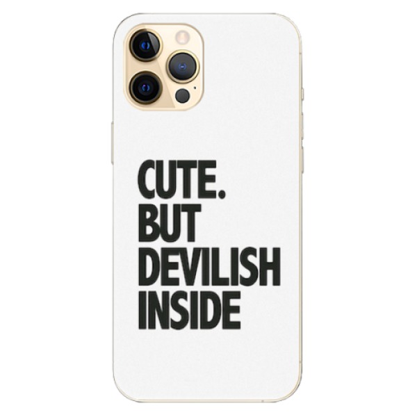 Odolné silikonové pouzdro iSaprio - Devilish inside - iPhone 12 Pro Max