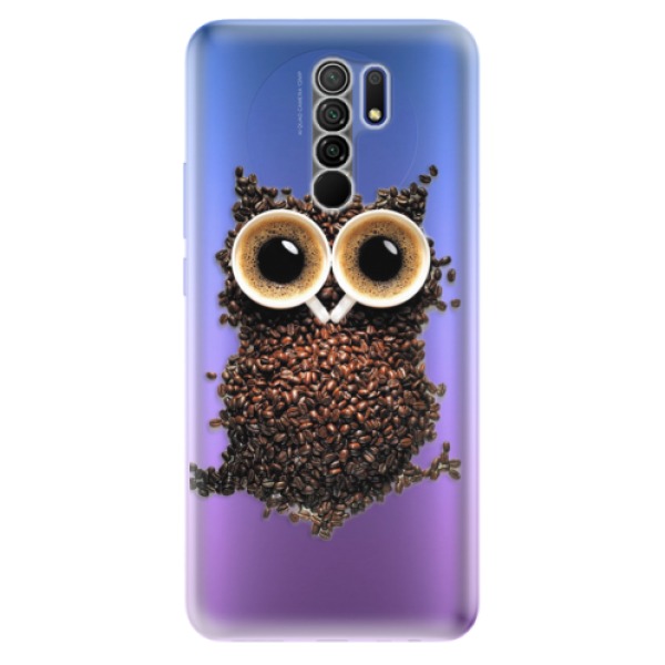 Odolné silikonové pouzdro iSaprio - Owl And Coffee - Xiaomi Redmi 9