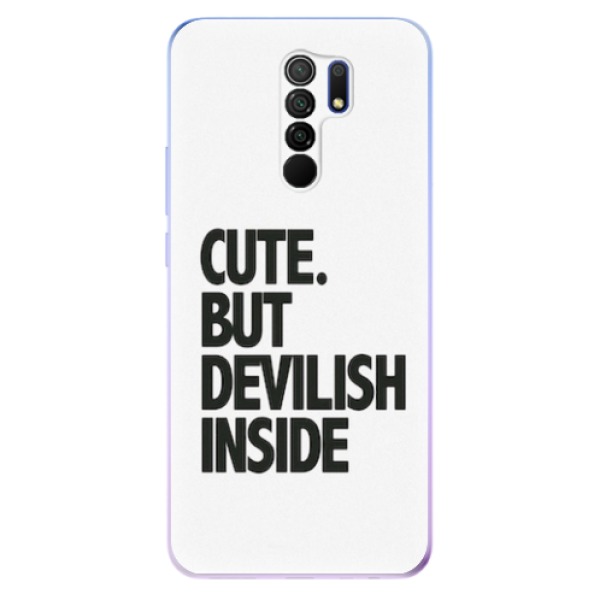 Odolné silikonové pouzdro iSaprio - Devilish inside - Xiaomi Redmi 9