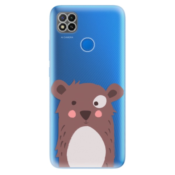 Odolné silikonové pouzdro iSaprio - Brown Bear - Xiaomi Redmi 9C