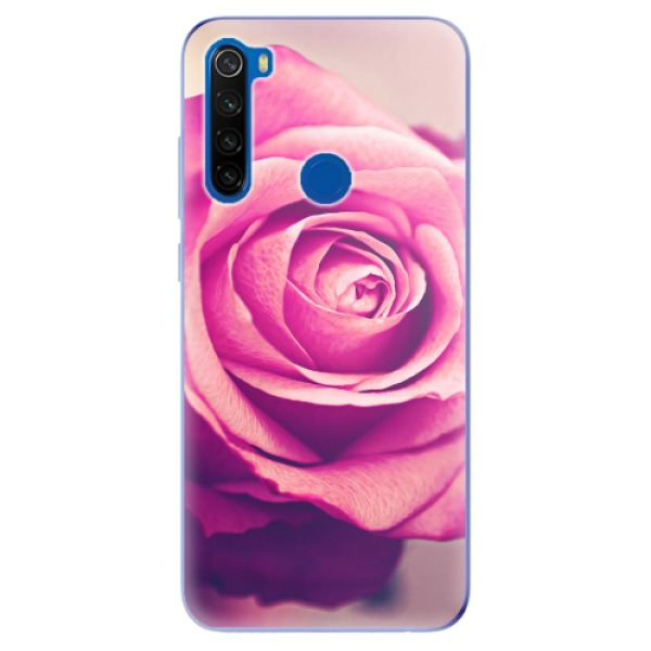 Odolné silikonové pouzdro iSaprio - Pink Rose - Xiaomi Redmi Note 8T
