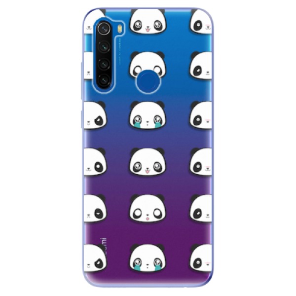 Odolné silikonové pouzdro iSaprio - Panda pattern 01 - Xiaomi Redmi Note 8T