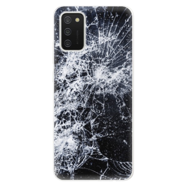 Odolné silikonové pouzdro iSaprio - Cracked - Samsung Galaxy A02s