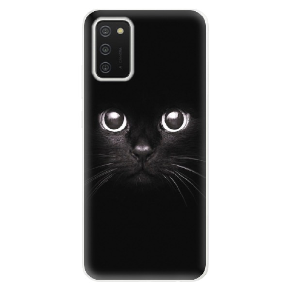 Odolné silikonové pouzdro iSaprio - Black Cat - Samsung Galaxy A02s