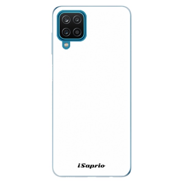 Odolné silikonové pouzdro iSaprio - 4Pure - bílý - Samsung Galaxy A12