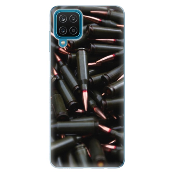 Odolné silikonové pouzdro iSaprio - Black Bullet - Samsung Galaxy A12