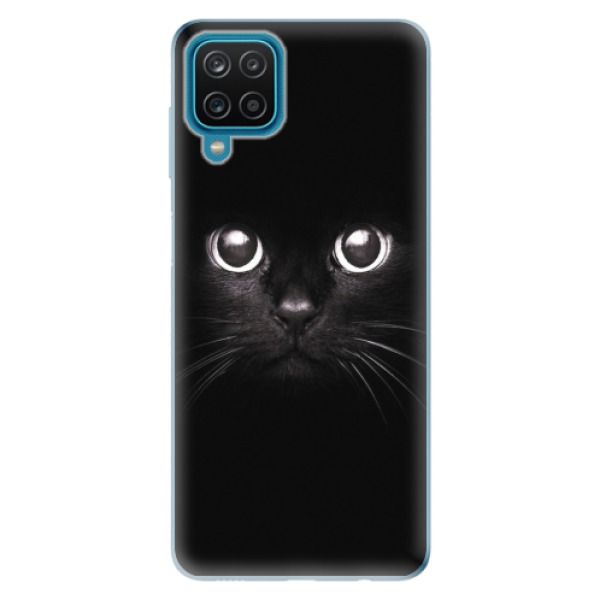 Odolné silikonové pouzdro iSaprio - Black Cat - Samsung Galaxy A12
