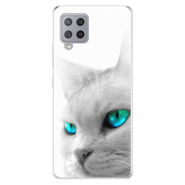 Odolné silikonové pouzdro iSaprio - Cats Eyes - Samsung Galaxy A42