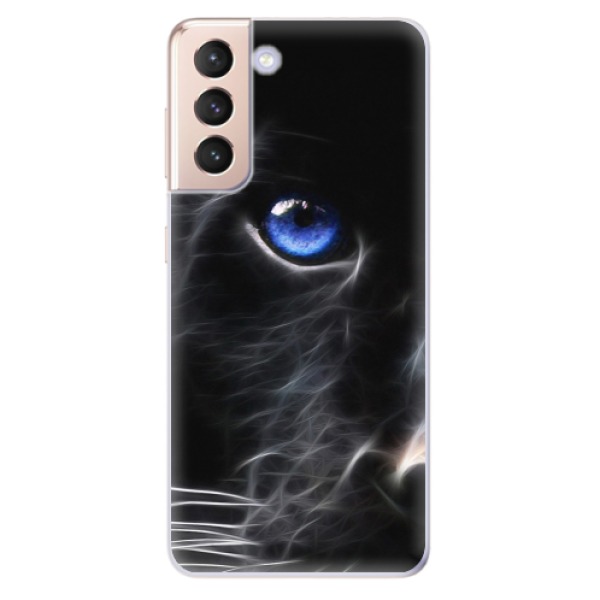 Odolné silikonové pouzdro iSaprio - Black Puma - Samsung Galaxy S21