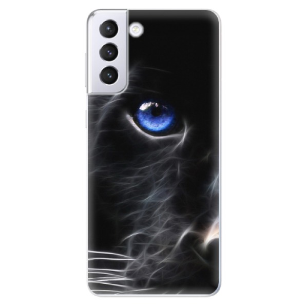 Odolné silikonové pouzdro iSaprio - Black Puma - Samsung Galaxy S21+