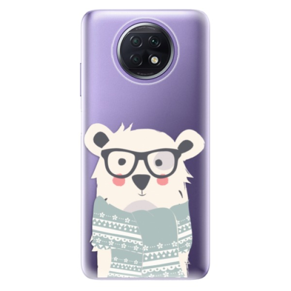 Odolné silikonové pouzdro iSaprio - Bear with Scarf - Xiaomi Redmi Note 9T