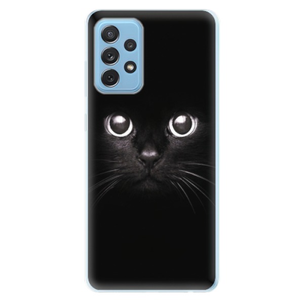 Odolné silikonové pouzdro iSaprio - Black Cat - Samsung Galaxy A72