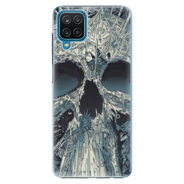 Plastové pouzdro iSaprio - Abstract Skull - Samsung Galaxy A12