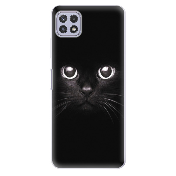 Odolné silikonové pouzdro iSaprio - Black Cat - Samsung Galaxy A22 5G