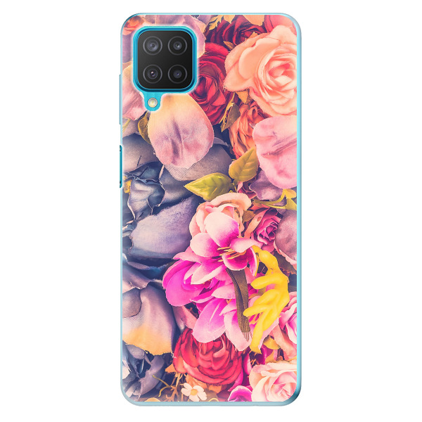 Odolné silikonové pouzdro iSaprio - Beauty Flowers - Samsung Galaxy M12