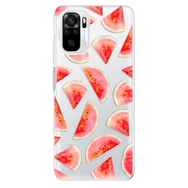 Odolné silikonové pouzdro iSaprio - Melon Pattern 02 - Xiaomi Redmi Note 10 / Note 10S