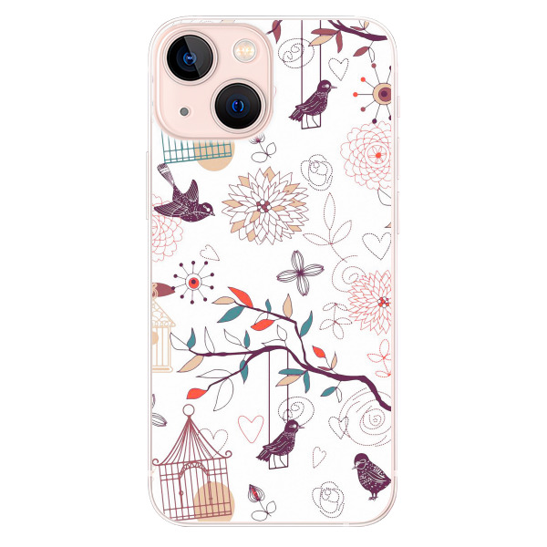Odolné silikonové pouzdro iSaprio - Birds - iPhone 13 mini