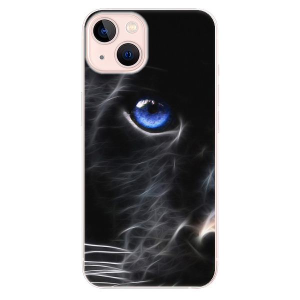Odolné silikonové pouzdro iSaprio - Black Puma - iPhone 13