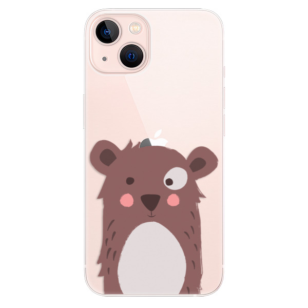 Odolné silikonové pouzdro iSaprio - Brown Bear - iPhone 13