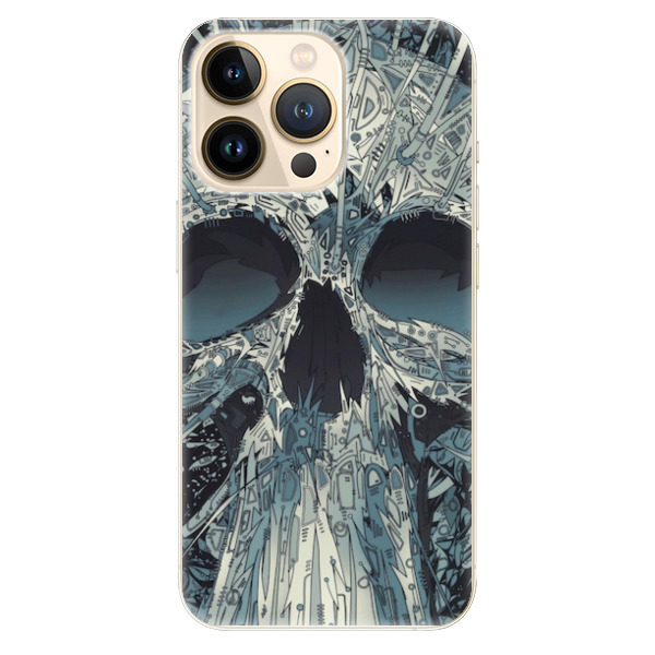 Odolné silikonové pouzdro iSaprio - Abstract Skull - iPhone 13 Pro