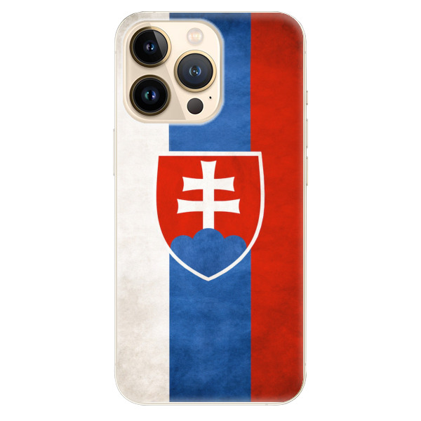 Odolné silikonové pouzdro iSaprio - Slovakia Flag - iPhone 13 Pro