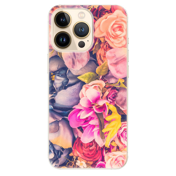 Odolné silikonové pouzdro iSaprio - Beauty Flowers - iPhone 13 Pro