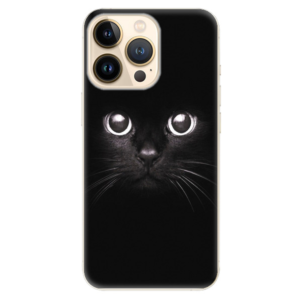 Odolné silikonové pouzdro iSaprio - Black Cat - iPhone 13 Pro