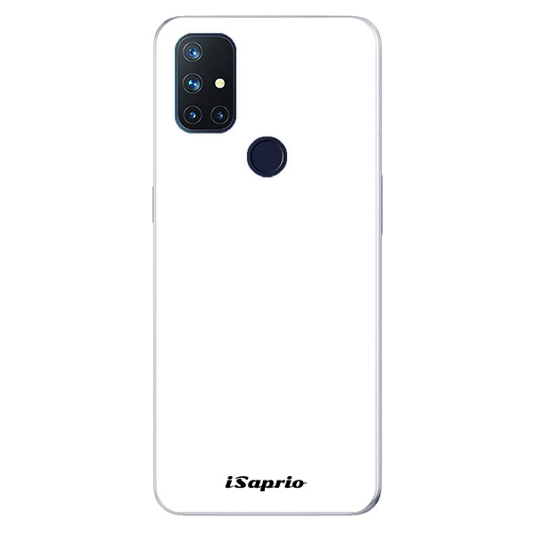 Odolné silikonové pouzdro iSaprio - 4Pure - bílý - OnePlus Nord N10 5G