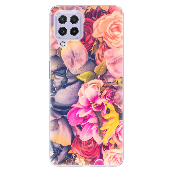 Odolné silikonové pouzdro iSaprio - Beauty Flowers - Samsung Galaxy A22