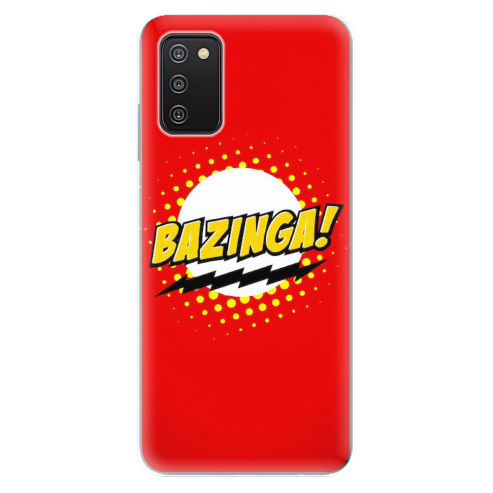 Odolné silikonové pouzdro iSaprio - Bazinga 01 - Samsung Galaxy A03s