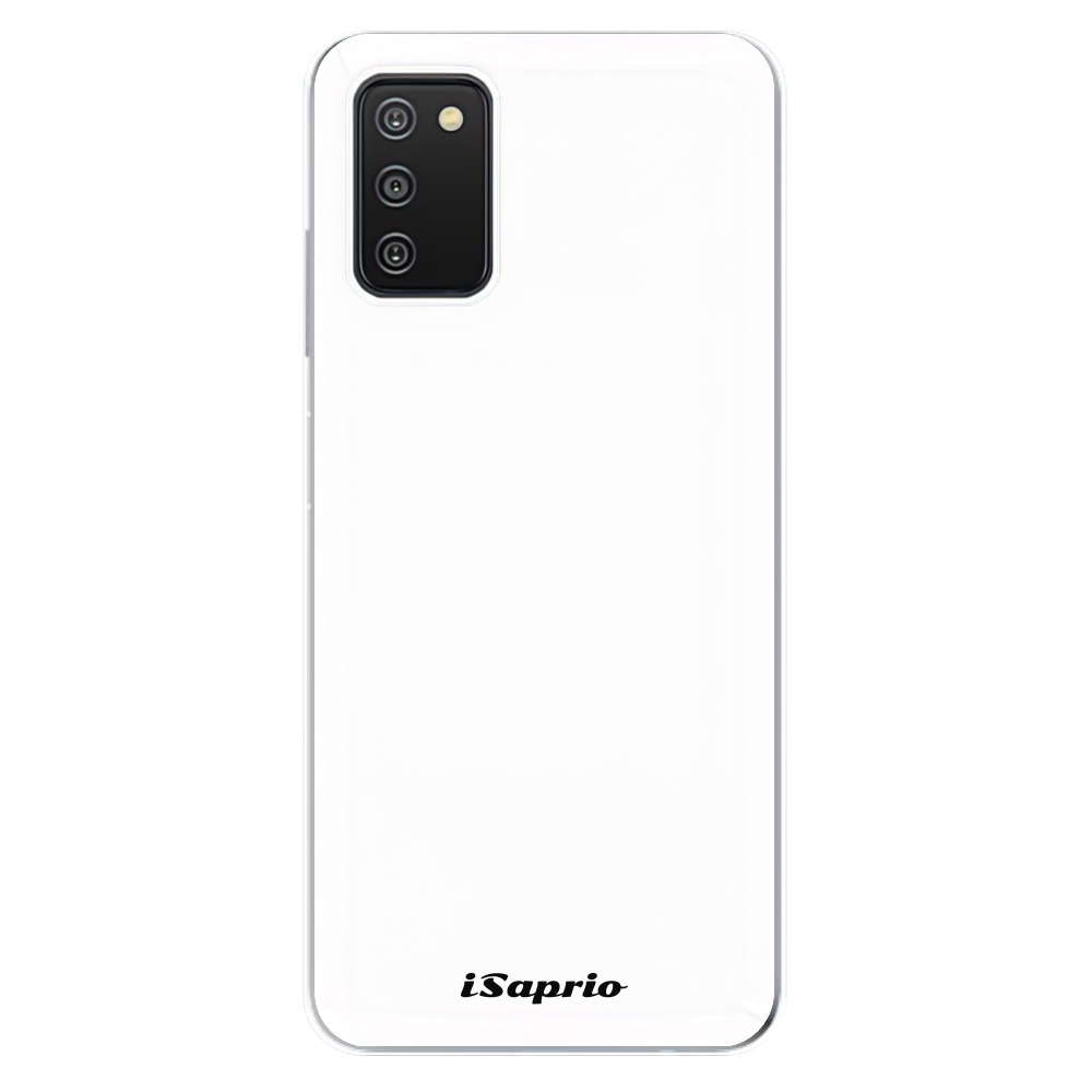 Odolné silikonové pouzdro iSaprio - 4Pure - bílý - Samsung Galaxy A03s