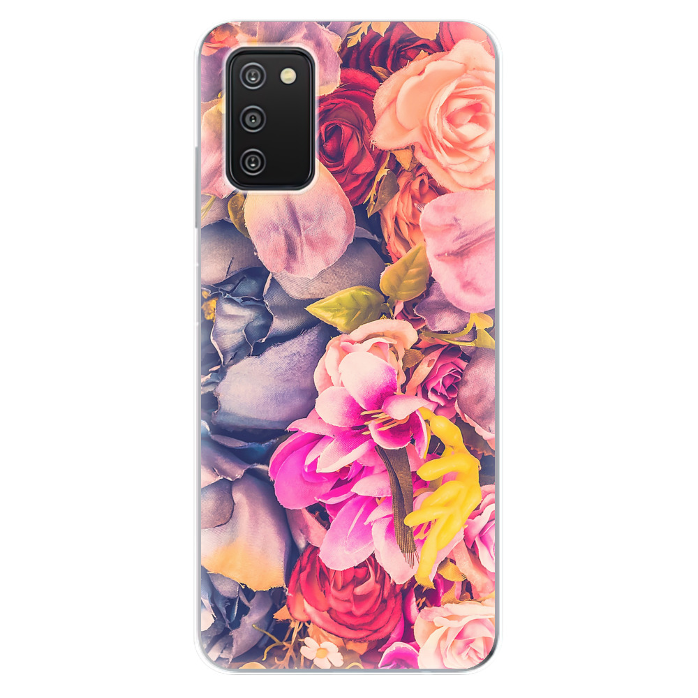 Odolné silikonové pouzdro iSaprio - Beauty Flowers - Samsung Galaxy A03s