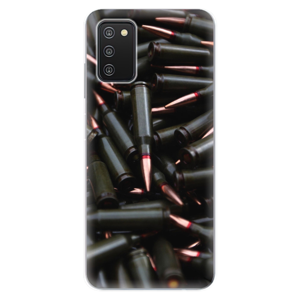 Odolné silikonové pouzdro iSaprio - Black Bullet - Samsung Galaxy A03s