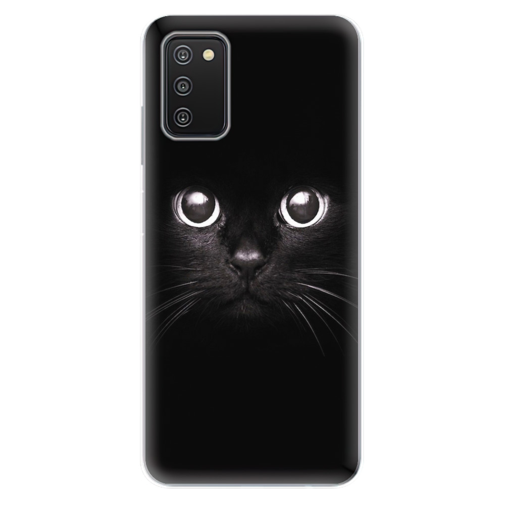Odolné silikonové pouzdro iSaprio - Black Cat - Samsung Galaxy A03s