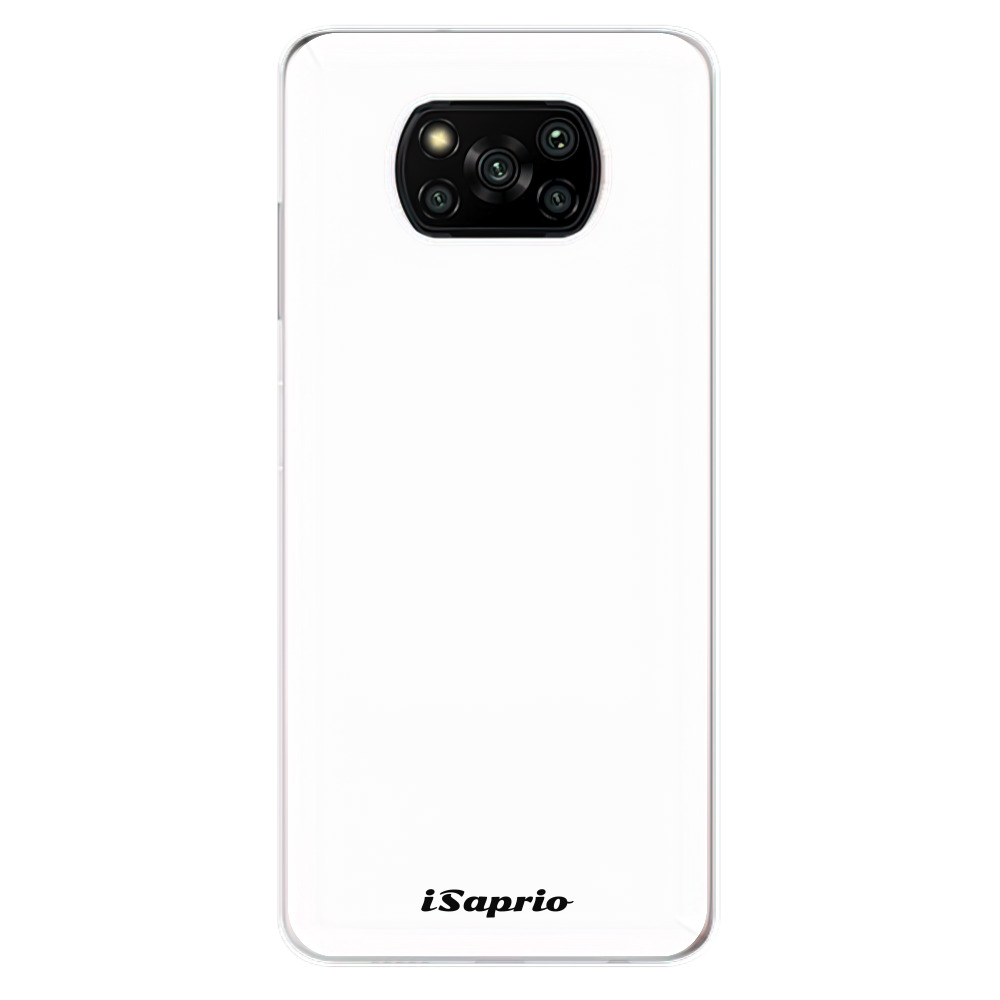 Odolné silikonové pouzdro iSaprio - 4Pure - bílý - Xiaomi Poco X3 Pro / X3 NFC