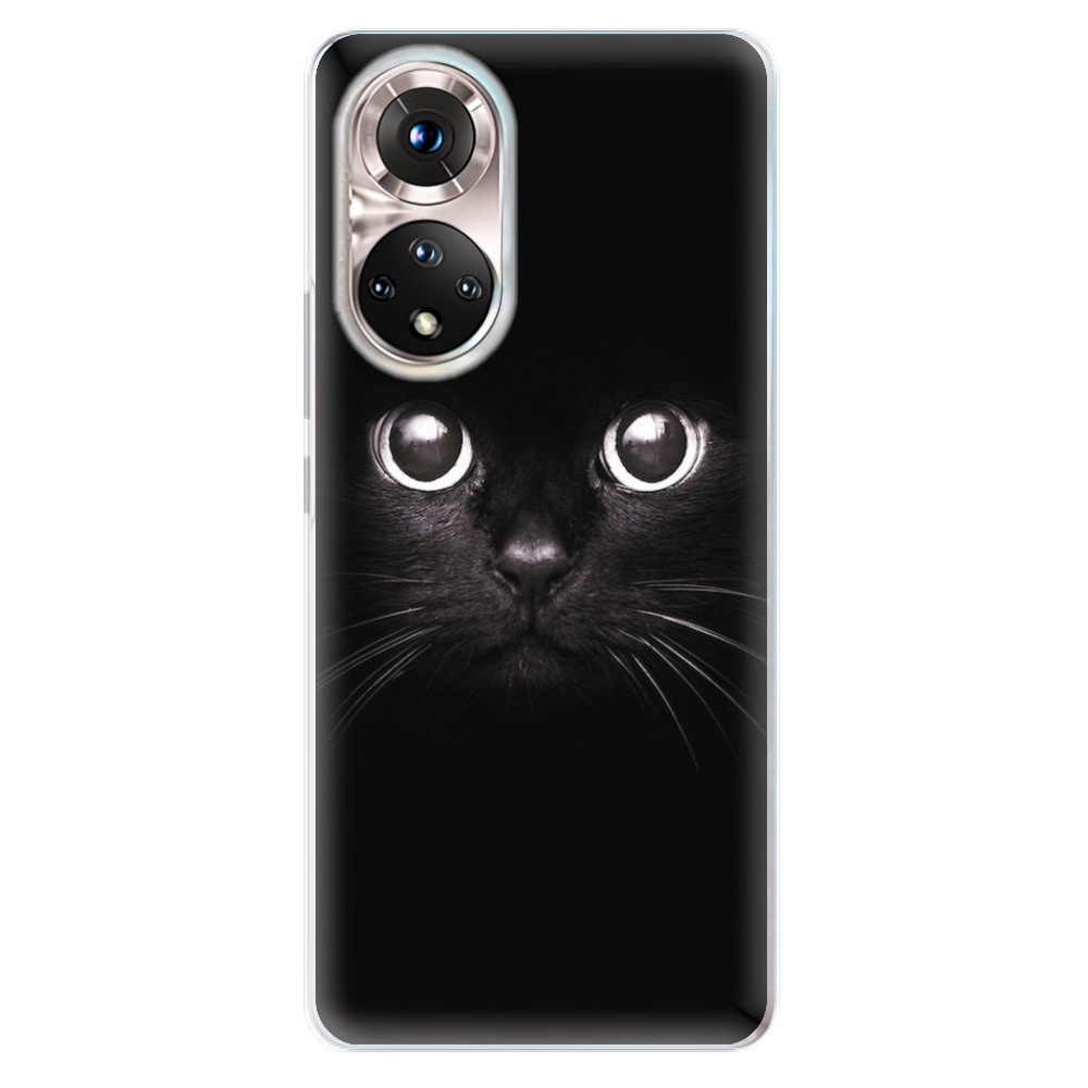 Odolné silikonové pouzdro iSaprio - Black Cat - Honor 50