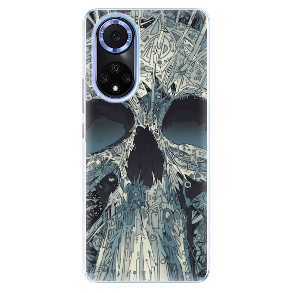 Odolné silikonové pouzdro iSaprio - Abstract Skull - Huawei Nova 9
