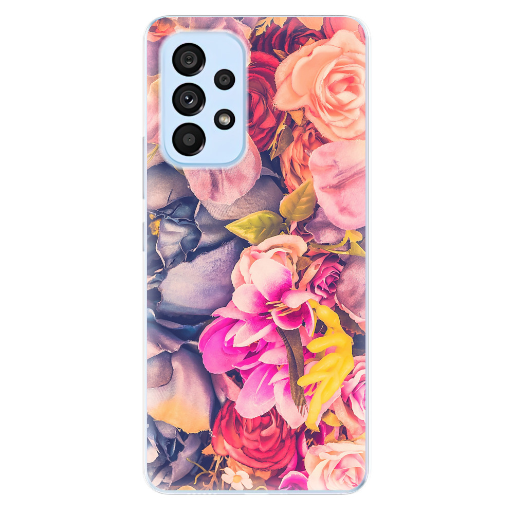Odolné silikonové pouzdro iSaprio - Beauty Flowers - Samsung Galaxy A53 5G